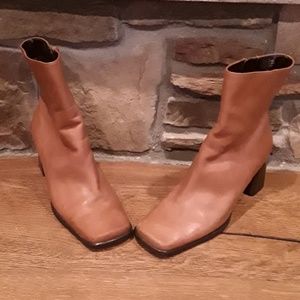 Nine West Brown Leather Boots
